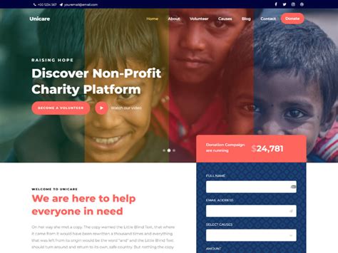 charity site templates|Charity Website Templates & Examples .